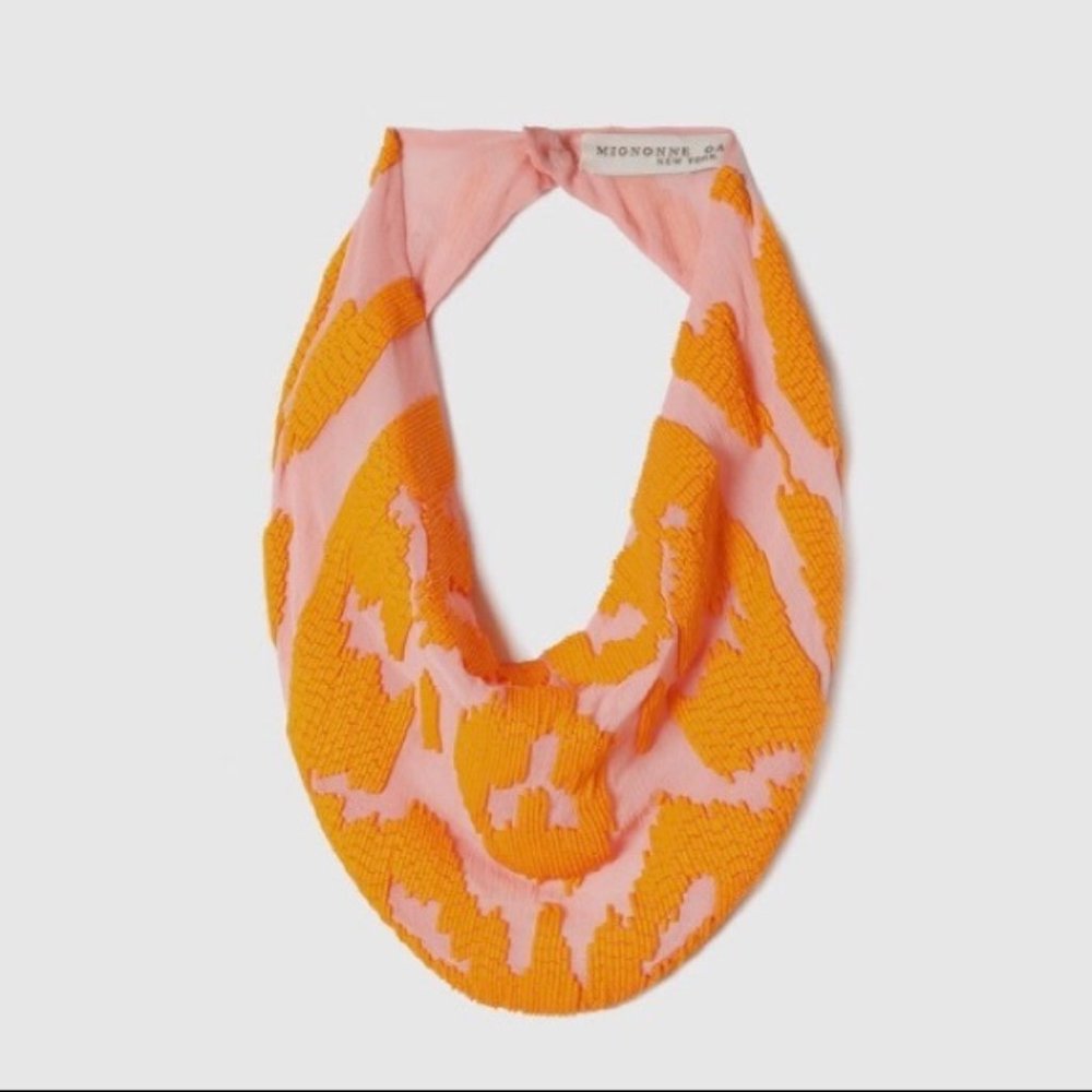 Mignonne Gavigan Ikat Orange and Pink Necklace